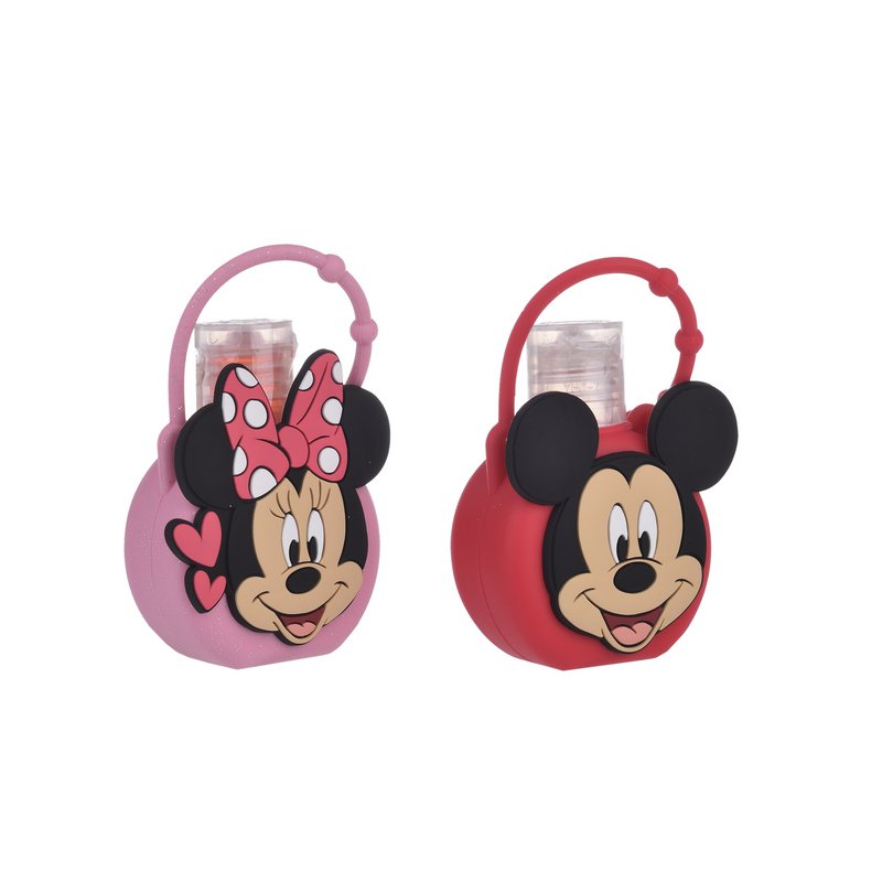 Gel Nettoyant pour les Mains Mickey & Minnie avec Étui en Silicone – 35 ml