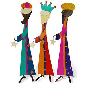Figuren HEILIGE DRIE KONINGEN, metaal