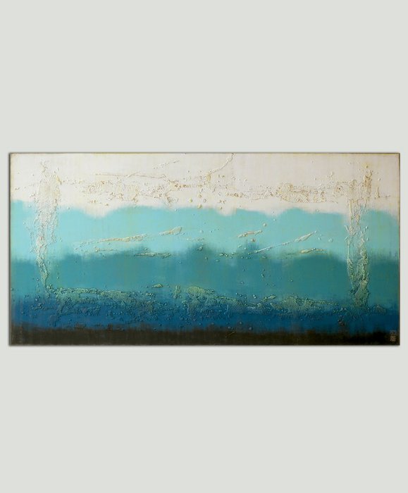 Schilderij - Oceanic Blues