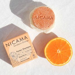 NICAMA - Solid Shampoo - Sea Buckthorn Orange (COSMOS)