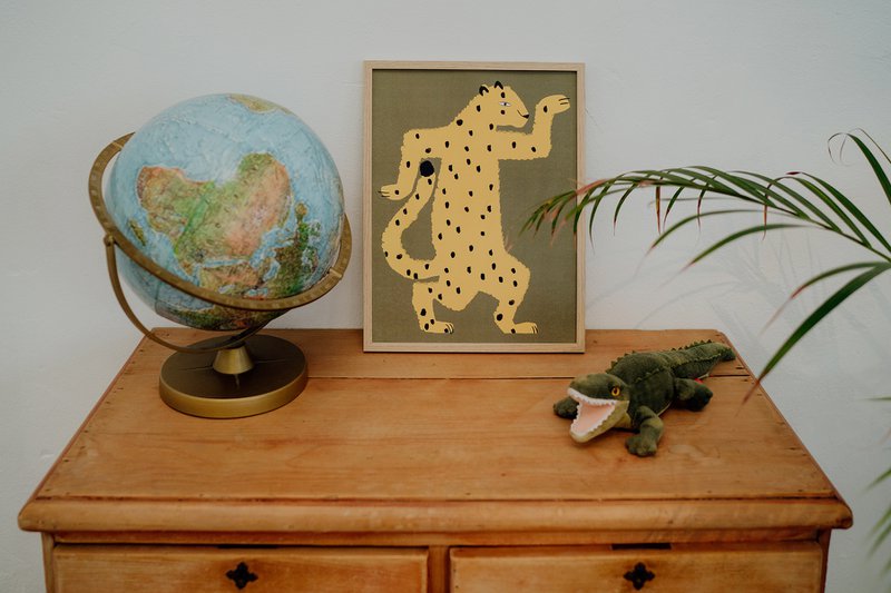 Il poster di Gaspard il ghepardo