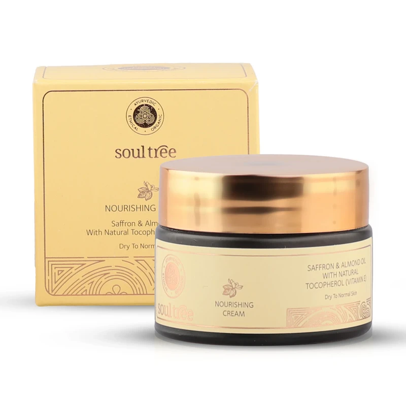 Verzorgende Crème (Nourishing Cream Saffron & Almond) SoulTree - 50 g