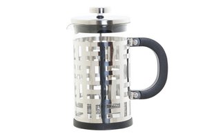 CAFETERA BOROSILICATO INOX 16X9X18 600ML CROMADO PC189481
