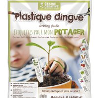 SHRINKING PLASTIC KIT  VEGETABLE GARDEN LABEL