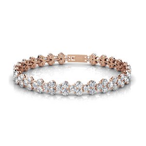 Bracelet Princess - Or Rosé et Cristal