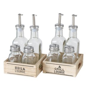 Boltze Home 4 Bottles in crate BBQ grill