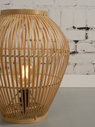 Vloerlamp Tuvalu bamboe naturel, S
