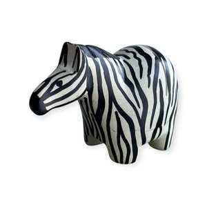 Card holder Zebra Kisii stone Black/White