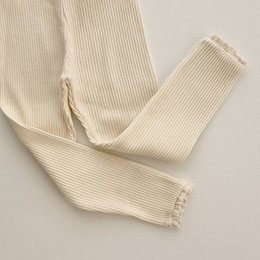 Legginsy z marszczoną bawełną organiczną Annie & Charles®