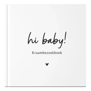 Fyllbooks Kraambezoekboek - Zwart-wit