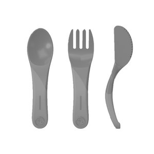 Besteck 6m+ pastellgrau