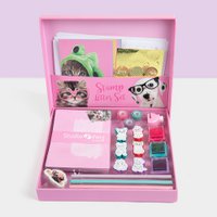Studio Pets Stamp set with stationery & stickers