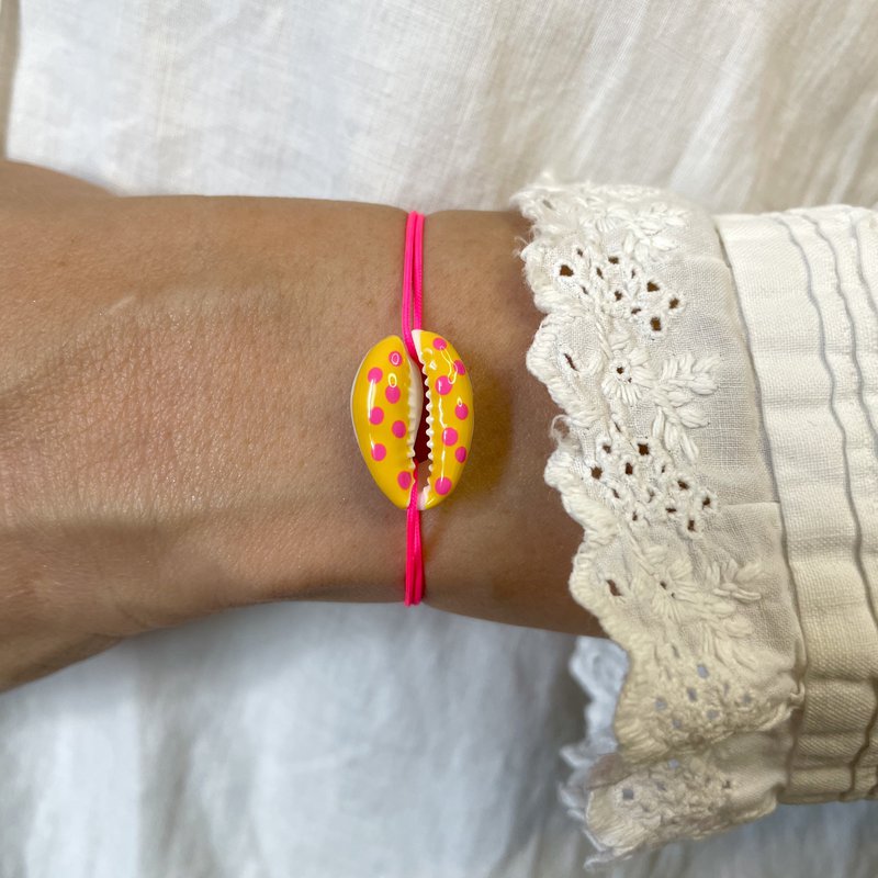 Polka Dot schelp armband