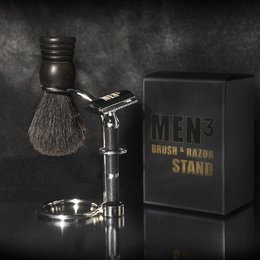 MÆND³ BARBERINGSBØRSTE