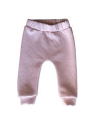 Soft, comfortable baby jogger pants in a nude pink color. Made of high-quality fabric for a cozy and stylish look. Available in a range of sizes to fit growing babies.