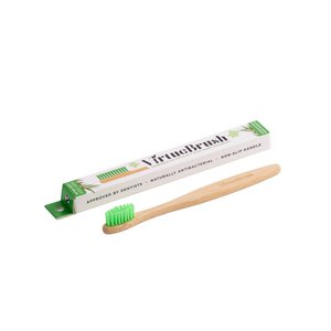 Weiche Bambuszahnbürste in Kindergröße