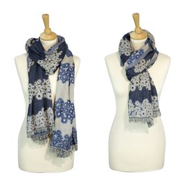 Sunsa dames sjaals, winter sjaalhals gemaakt van katoen en viscose, damesjaals voor herfst/winter, multifunctionele doek als een sjaal/sjaal of stal/schouderdoek