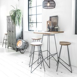Loft barstol naturlig