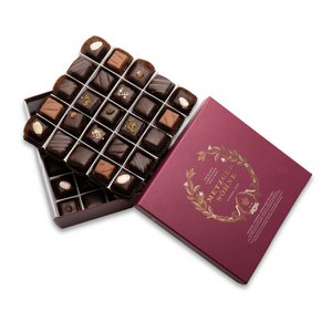 Maxima Gingerbread Chocolates Box - Red