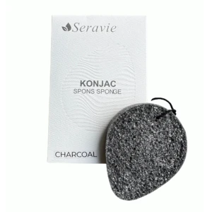 Seravie konjac spons - charcoal
