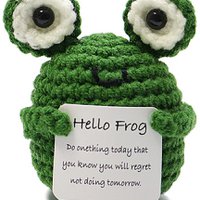 Q-H7.2 T2405-046 Knitted Positive Frog 8cm