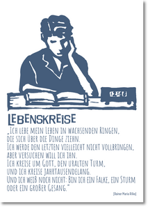 Postkarte „Lebenskreise“