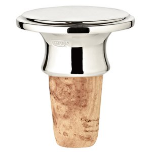 EDZARD fleskurk flessenstopdraad, edel verzilverd, aanslag beschermd, hoogte 6 cm