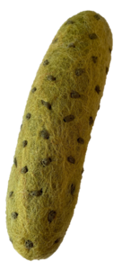 Filz-Essgurke/3 Stück (Essiggurke)