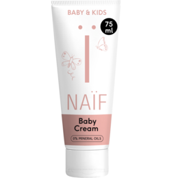 Naïf Oily Cream for Baby & Kids 75ml - Gentle, moisturizing cream for sensitive baby and kids' skin. Contains natural ingredients like avocado oil and shea butter.
