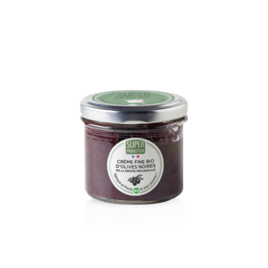 Organic Fine Cream of Black Olives from Drôme Provençale - 90g