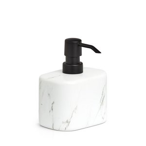 Soap dish "Marble", ceramic, white Copy