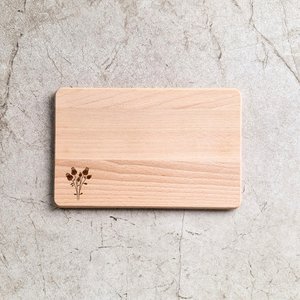 Houten plank bloemen - nr. 2