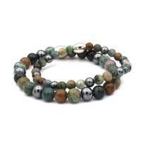 MR. & MRS. bracelet set green