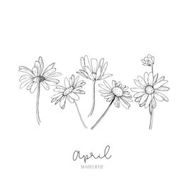 Geburts-Blumenfliese | September