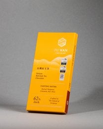 62% Taiwan Red Jade Tea, a premium chocolate bar made with high-quality Taiwanese red jade tea leaves, offering a unique and flavorful experience.