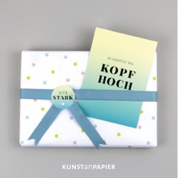 Geschenkpapier Punkte Emma