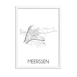 Meerssen Map poster