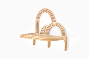 Der Rattan-Wandhalter