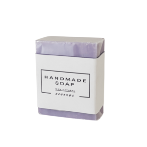 Aura rectangular soap 6x5cm lavender