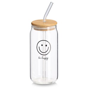 Drinking glass "Happy" 500ml FSC 100%
