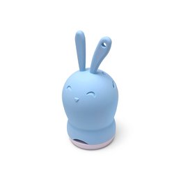  A light blue, rabbit-shaped air deodorizer with perforated holes on its body. The product appears to be a changing mat or similar item for infants or young children.