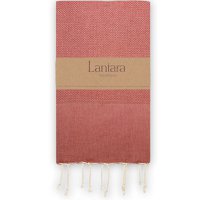 Hamamtuch Fouta Waffel – Terrakotta – 100 x 200 cm