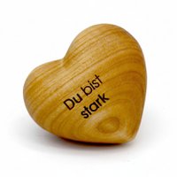 Thankgoods Holzherz Du bist stark