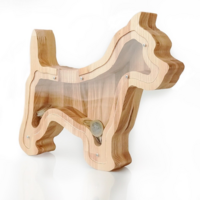 Piggy Bank, Wooden Piggy Bank Dog