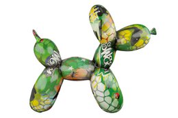 Poly ballon hond Street Art VE 2