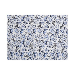 Placemat Flowers White