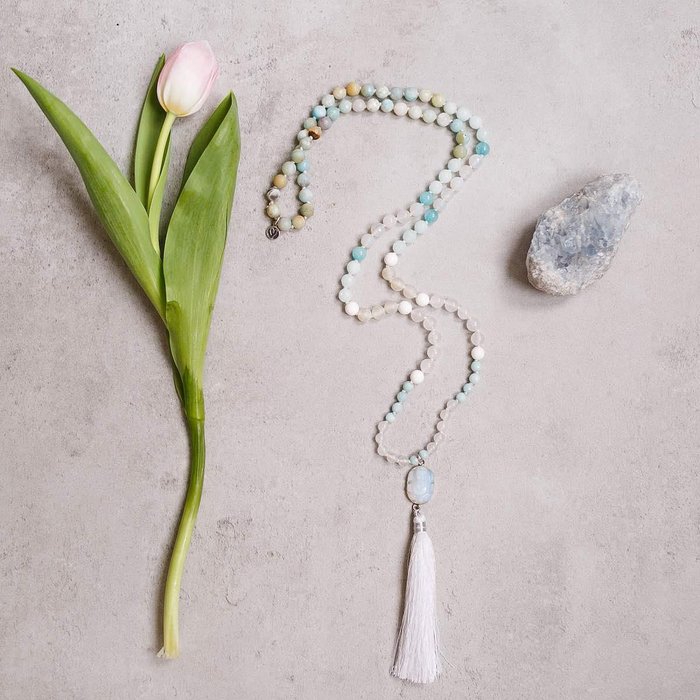 Clear Vision Gemstone Mala