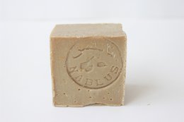 Nablus Jabón blanco de aceite de oliva orgánico Nabulsi, aprox. 130g