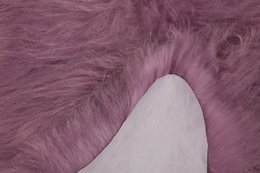 SHEEPSKIN ICELANDIC DARK PINK 90-110cm