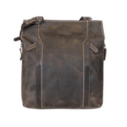 Rucksack Leder oder Umhängetasche Leder in 3 Farben - Rucksack Leder Anti-Diebstahl - Erweiterbar mit 2 seitlichen Reißverschlüssen